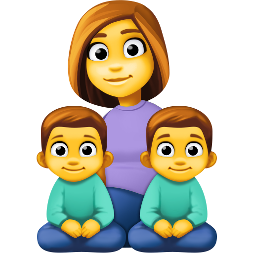 Rodina: Žena, chlapec, chlapec pro Facebook 15.0