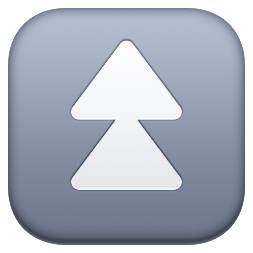 Dubbla uppåtpilar för Facebook 15.0