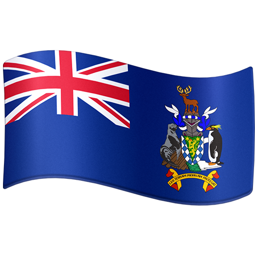 Vlajka: Jižní Georgie a Jižní Sandwichovy ostrovy pro Facebook 15.0