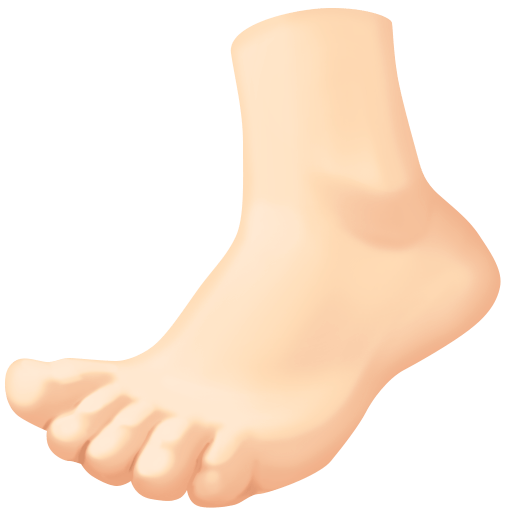 Chodidlo: Světlý odstín pleti pro Facebook 15.0