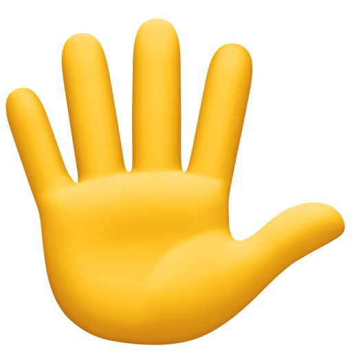 Hand with Fingers Splayed for Facebook 15.0