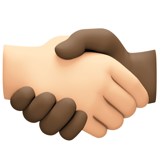 Χειραψία: ανοιχτόχρωμος τόνος δέρματος, σκούρος τόνος δέρματος για Facebook 15.0