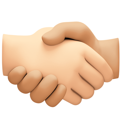 Χειραψία: ανοιχτόχρωμος τόνος δέρματος, μεσαίος-ανοιχτόχρωμος τόνος δέρματος για Facebook 15.0