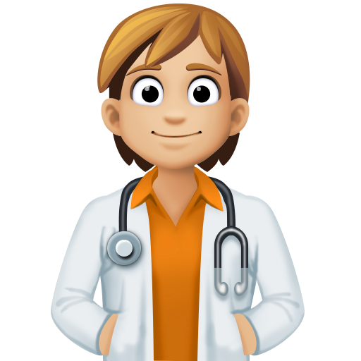 Nhân viên y tế: màu da sáng trung bình cho Facebook 15.0