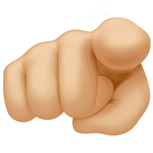 Ukazováček k sobě: světlý tón pleti pro Facebook 15.0