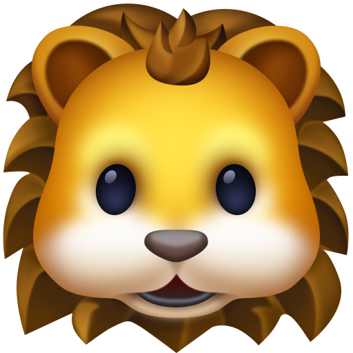 Facebook 15.0의 경우 사자 얼굴