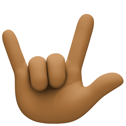 Gesto lásky: Středně tmavý odstín pleti pro Facebook 15.0