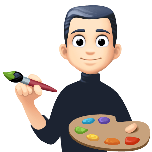 Άντρας καλλιτέχνης: ανοιχτόχρωμος τόνος δέρματος για Facebook 15.0