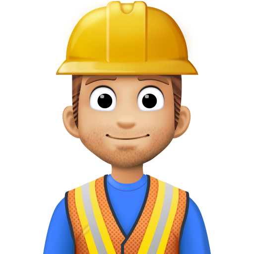 Omul muncitor în construcții: Culoare medie-deschisă a pielii pentru Facebook 15.0