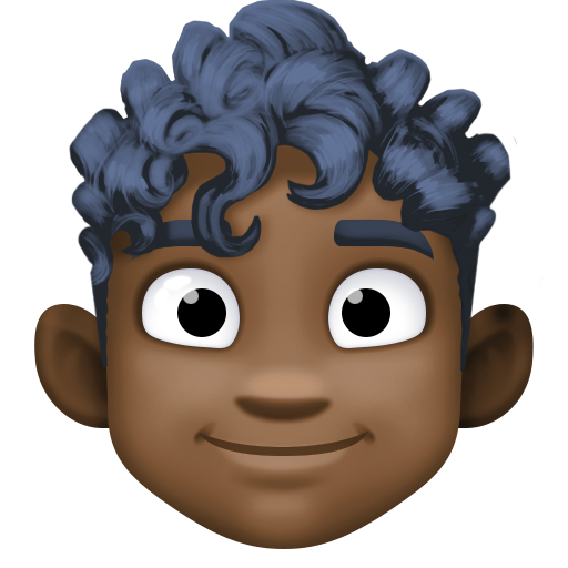 Muž: Tmavý odstín pleti, kudrnaté vlasy pro Facebook 15.0