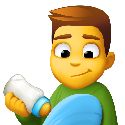 Pria menyusui bayi untuk Facebook 15.0