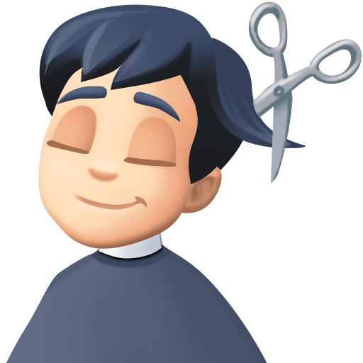 Άντρας κουρεύεται: ανοιχτόχρωμος τόνος δέρματος για Facebook 15.0