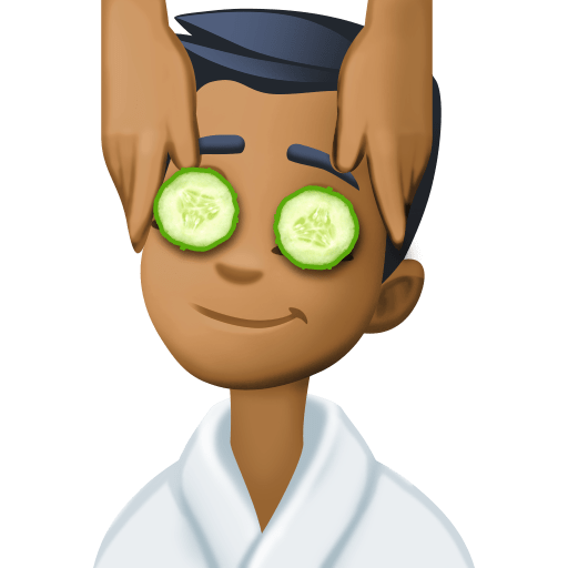 Masáž muže: Středně tmavý odstín pleti pro Facebook 15.0