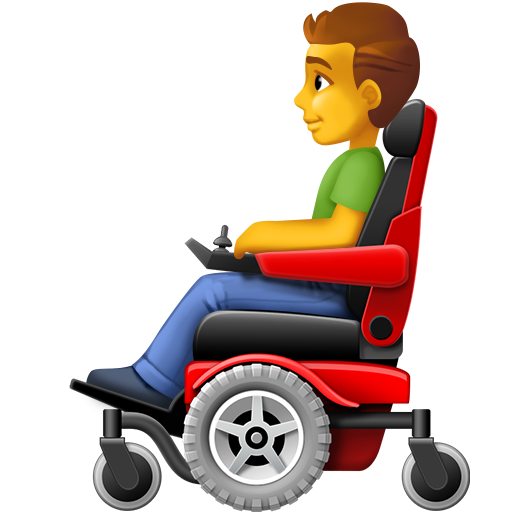 Muž na motorovém vozíku pro Facebook 15.0