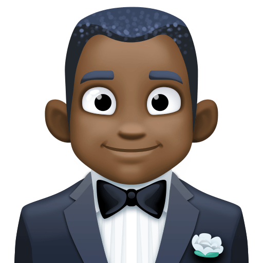 Man in smoking: donkere huidskleur voor Facebook 15.0