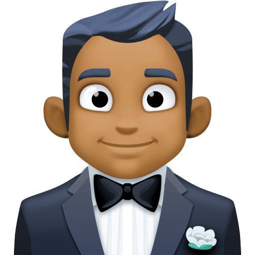 Mies smokissa: keskitumma ihonväri varten Facebook 15.0