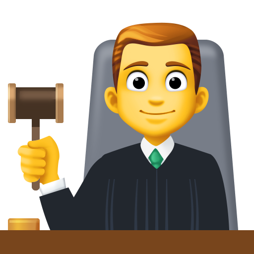 Manlig domare för Facebook 15.0