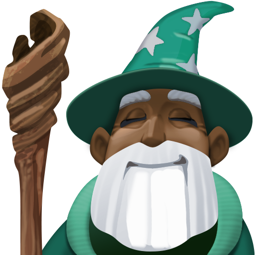 Muž Mág: Tmavý odstín pleti pro Facebook 15.0