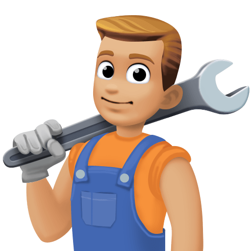 Muž Mechanik: Středně světlý odstín pleti pro Facebook 15.0