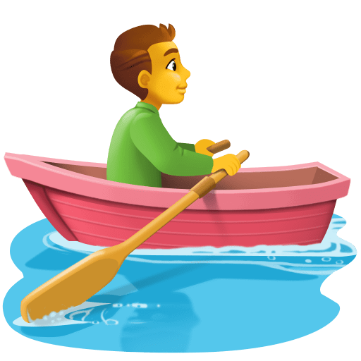 Mand i robåd for Facebook 15.0