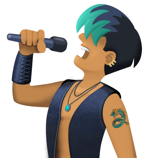 Penyanyi pria: warna kulit sedang untuk Facebook 15.0