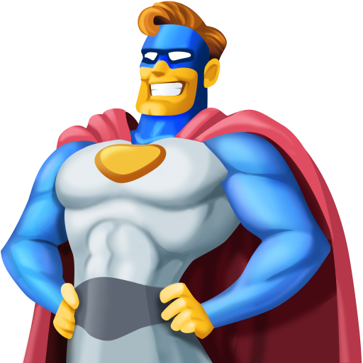 Pahlawan super pria untuk Facebook 15.0