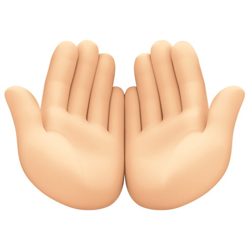 Iki avuç açık: açık cilt tonu için Facebook 15.0