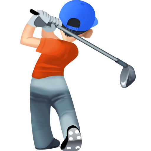 Osoba hrající golf: Světlý odstín pleti pro Facebook 15.0