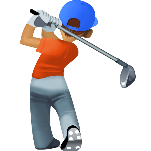 שחקן גולף: גוון עור בינוני עבור Facebook 15.0