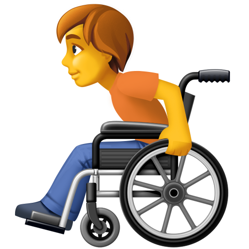 Person i manuel kørestol for Facebook 15.0