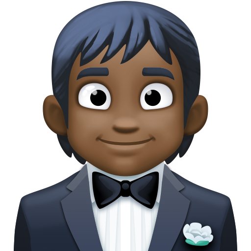 Persona amb esmòquing: pell fosca per Facebook 15.0