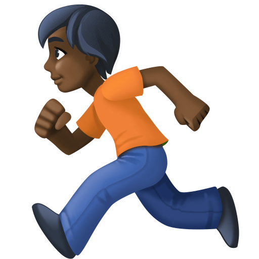 第跑步者: 较深肤色号为第Facebook 15.0号