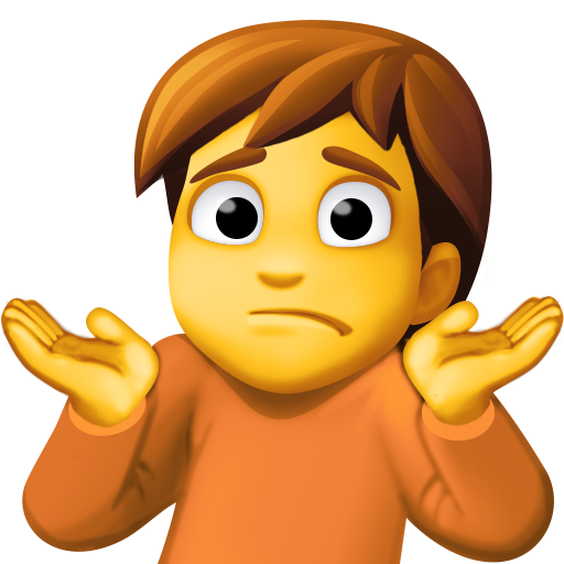 Osoba krčící rameny pro Facebook 15.0