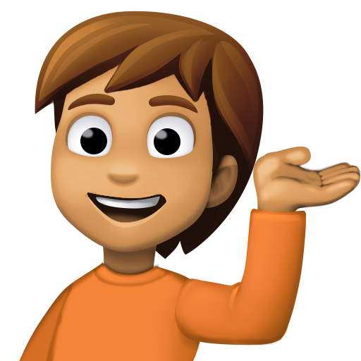 Person vender håndfladen op: medium teint for Facebook 15.0