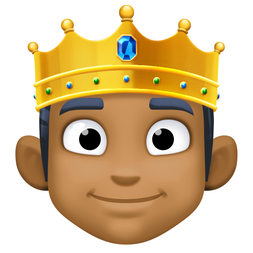 Osoba s korunou: Středně tmavý odstín pleti pro Facebook 15.0