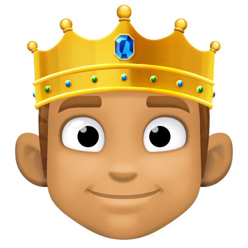 Taç takmış insan: orta cilt tonu için Facebook 15.0