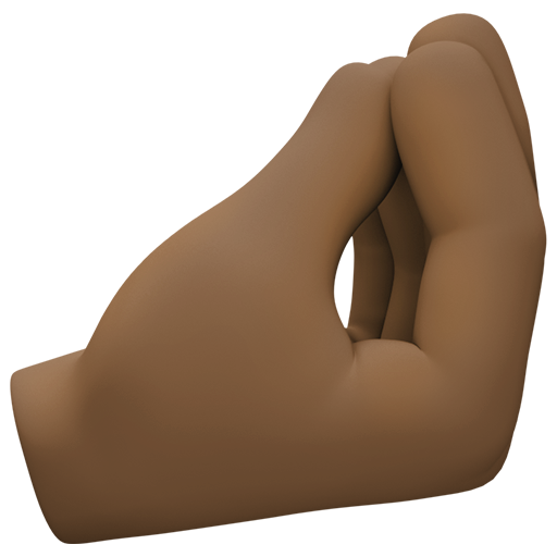 Samengeknepen vingers: donkere huidskleur voor Facebook 15.0