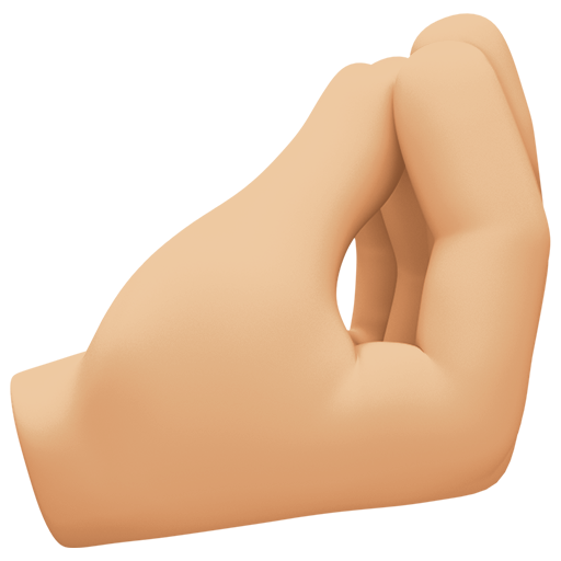 Samengeknepen vingers: lichtgetinte huidskleur voor Facebook 15.0