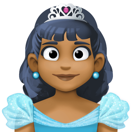 Prenses: orta koyu cilt tonu için Facebook 15.0