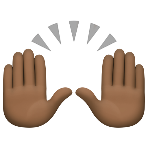 Kädet ylös: Tumma ihonväri varten Facebook 15.0