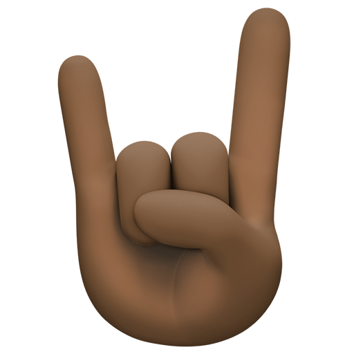 Boynuz işareti: koyu cilt tonu için Facebook 15.0