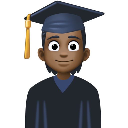 Étudiant (Tous Genres): Peau Foncée pour Facebook 15.0