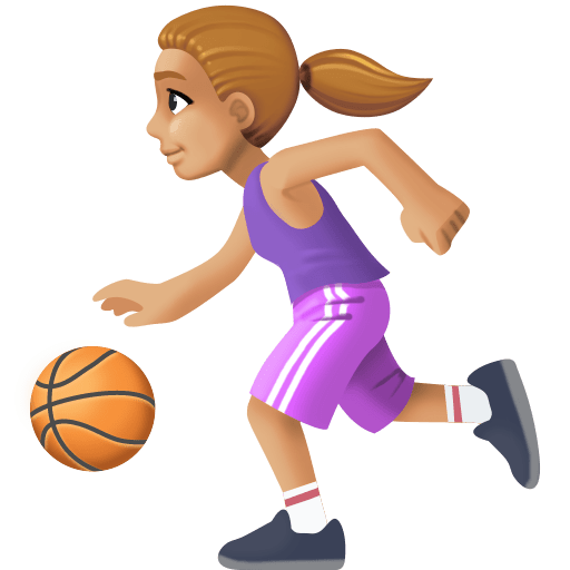 Femme Avec Ballon: Peau Moyennement Claire pour Facebook 15.0