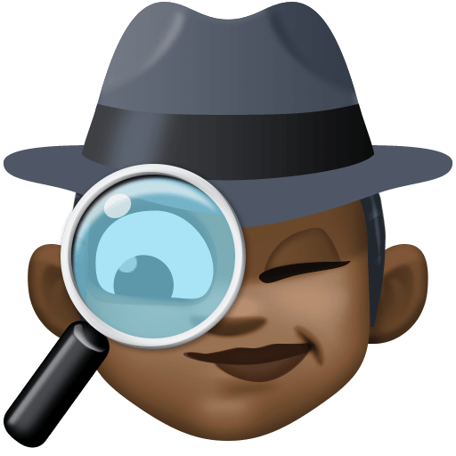 Vrouwelijke detective: donkere huidskleur voor Facebook 15.0