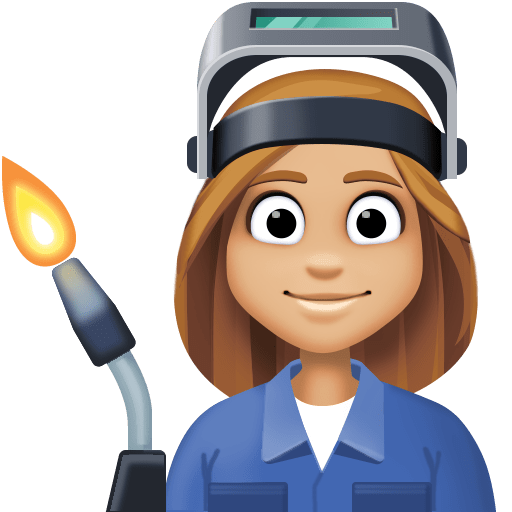 Facebook 15.0의 경우 공장 여자 직원: 연한 갈색 피부