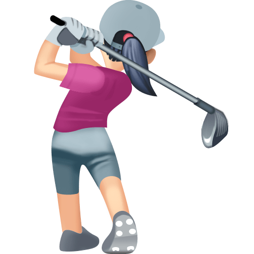 Ženy hrající golf: Světlý odstín pleti pro Facebook 15.0