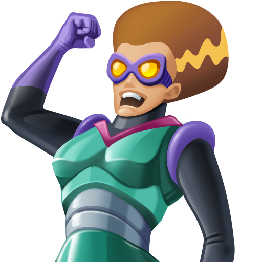 Ketua penjahat wanita: ton kulit sederhana cerah untuk Facebook 15.0