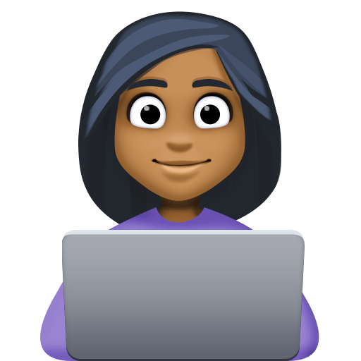 عالِمة تكنولوجيا: بشرة بلون معتدل مائل للغامق لـ Facebook 15.0