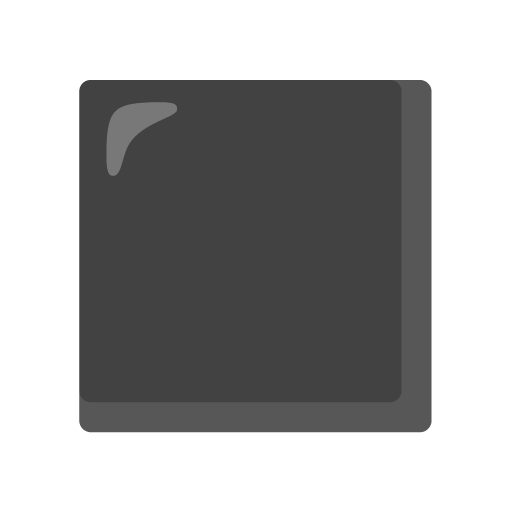 Černý střední čtverec pro Google 16.0