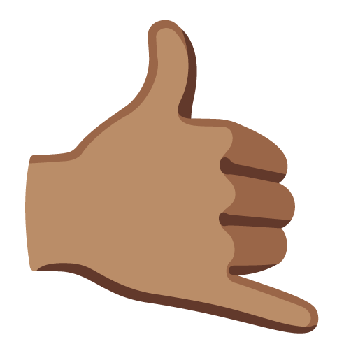 第给我打电话: 中等肤色号为第Google 16.0号